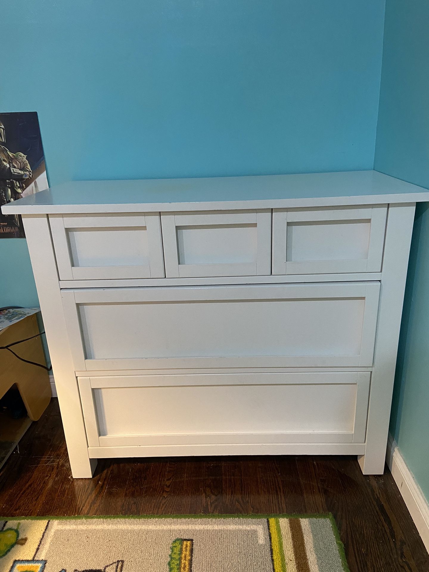 Potterybarn Kids Dresser With Changing Pad Topper (not Shown)