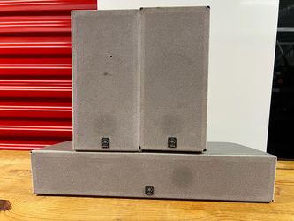 Yamaha 3-Piece Home Theater Speaker Set – Center + 2 Speakers