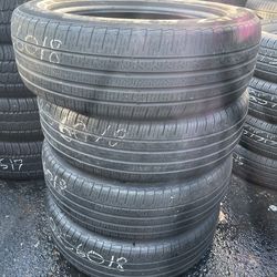 225/60R18 Pirelli run flat 225/60/18 set of 4 matching used tires in great condition. 275$ for 4 tires plus tax.  Mount available but not included. Wh
