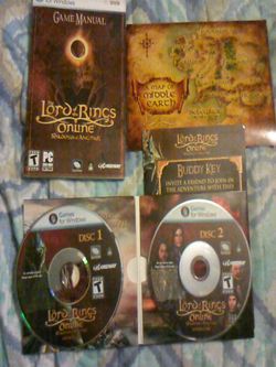 Lord of the Rings: Shadows of Angmar online box set game for PC.