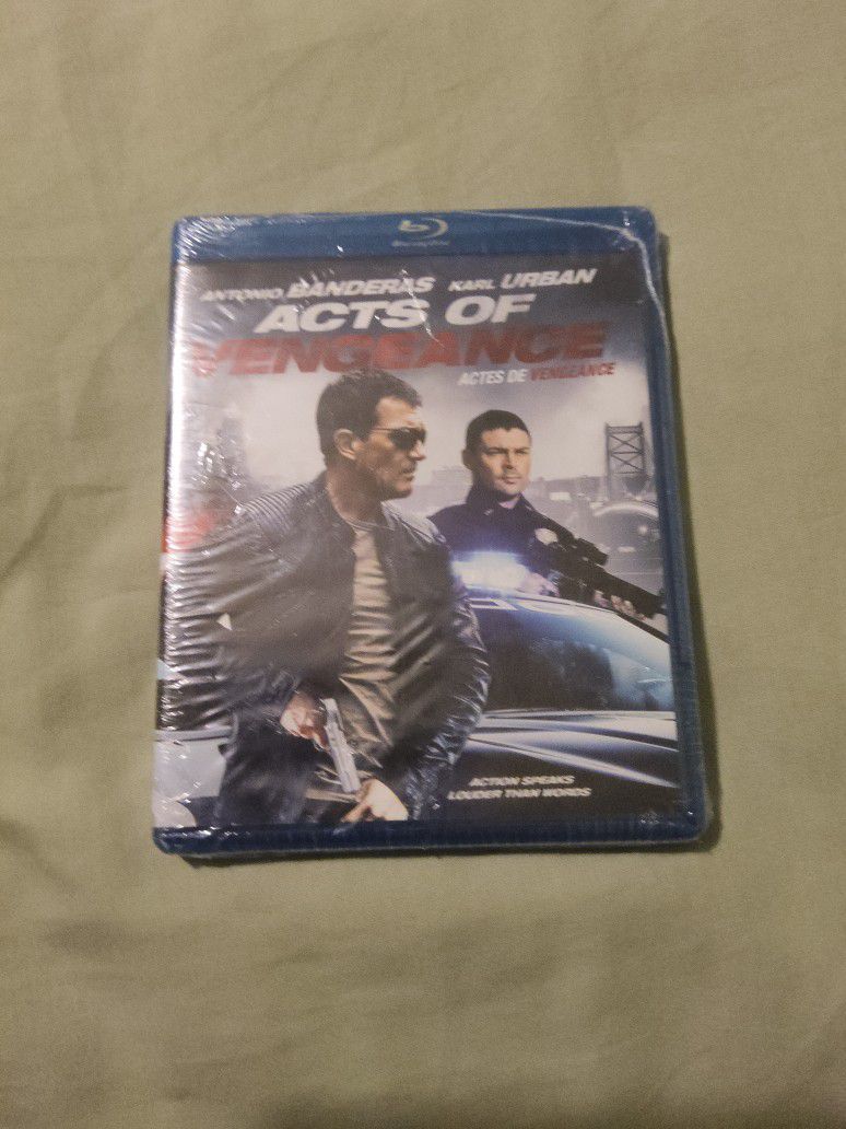 ACTS OF VENGEANCE BLU-RAY BRAND NEW SEALED WITH BONUS BEHIND THE SCENES !