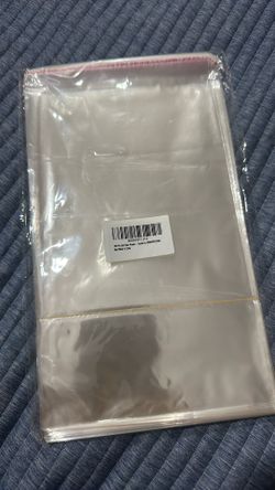 100 pcs clear resealable bags new