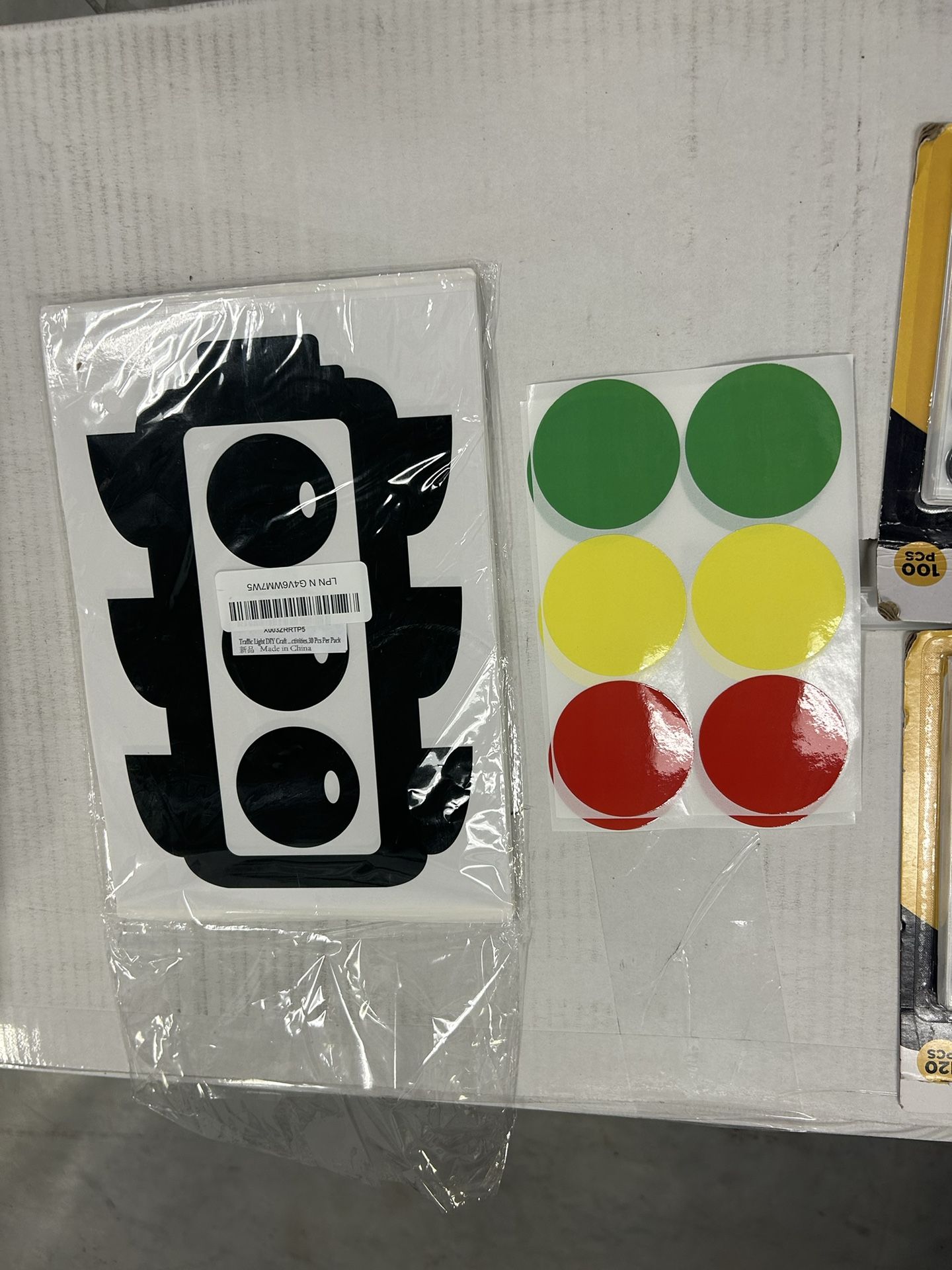 Traffic Light Sticker Set