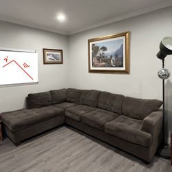Sectional Couch, Grey Sofa 7’x10’