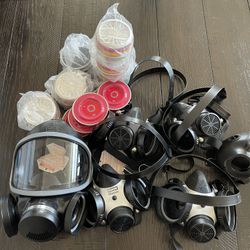 Selling 5 Msa Face Mask And Cartridges