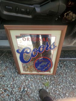 Coors light sign
