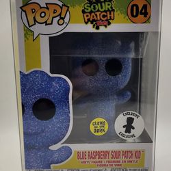 Funko POP Blue Raspberry Sour Patch Kid #04 GITD It’s Sugar Exclusive W/Protector 🔥