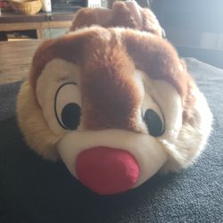 Vintage 90s Disney Parks Dale Chipmunk Plush Hat Character Cap Rescue Ranger
