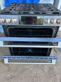30” GE CAFE 6 BURNER SLIDE-IN GAS RANGE  XXL OVEN  “All WORKING”