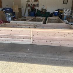 Extra large Red Cedar Planter.
