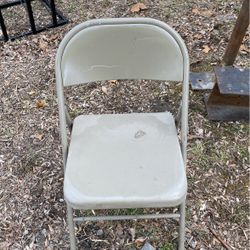 8 Metal Foldable Chairs