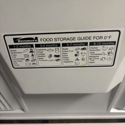 Kenmore Chest Freezer 