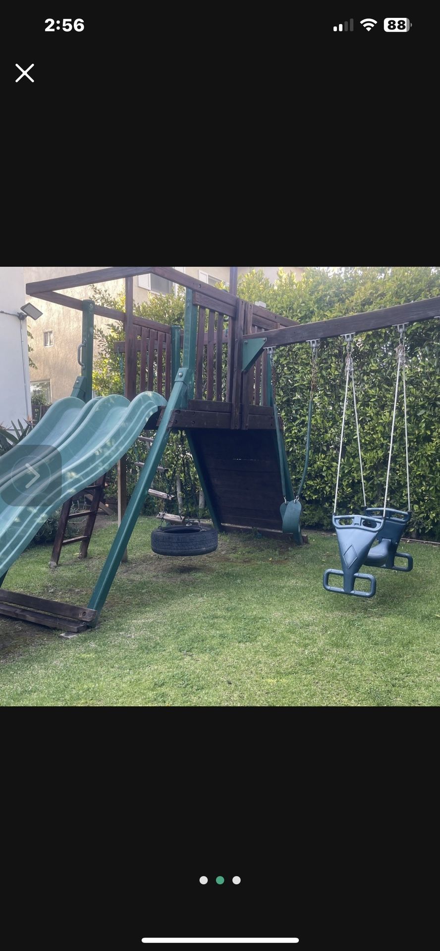 Playground set!! slides and swings