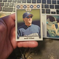 Ned Yost Baseball Card 