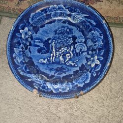 Staffordshire Blue Plate