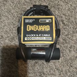 Lock With 4 Foot Cable 