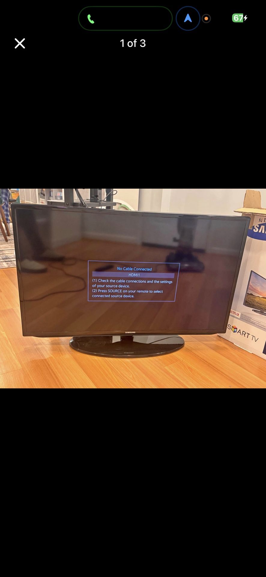 Samsung 40” Smart TV