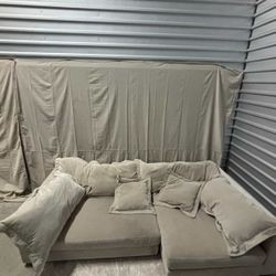 (Free Delivery) Living Spaces 2-Piece Sectional – Good Condition