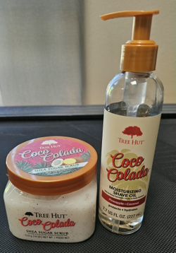 Set Of Body Scrub And Shaving Lotion 