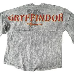 Harry Potter Gryffindor Oversized Vintage Wash T-Shirt (Size S – Oversized Fit)