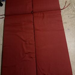 2 lounge chair cushions