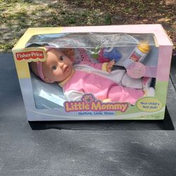 RARE Fisher-Price Little Mommy Baby Doll 12" Original Clothes Vintage