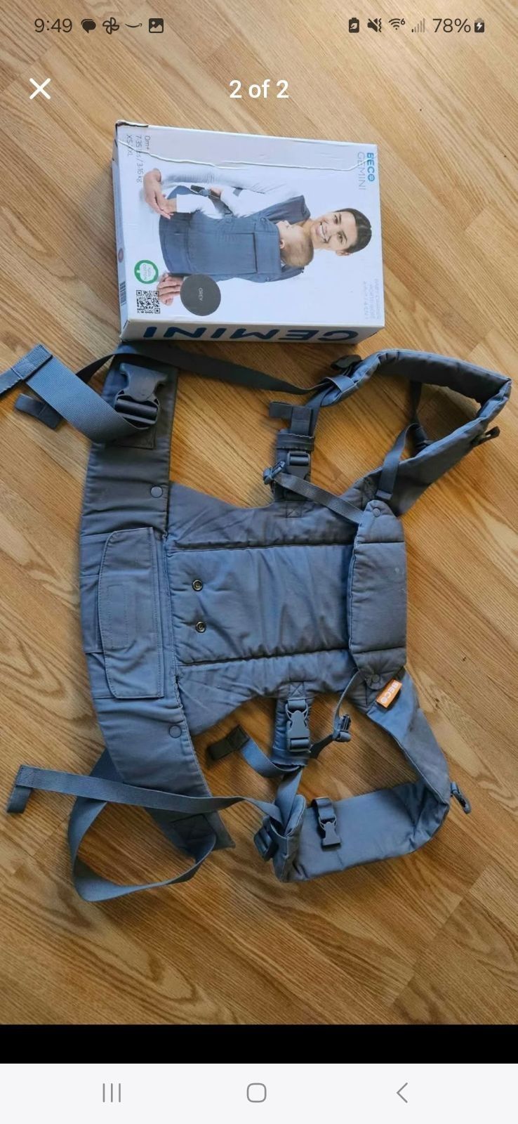 Beco Adjustable Baby Carrier