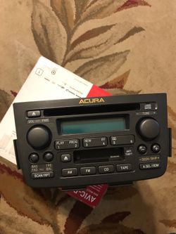 2004 Acura MDX base model radio