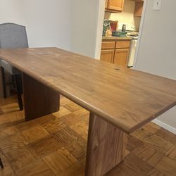 Solid Wood Dining Room Table 
