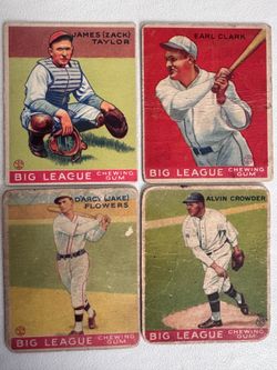 1933 Goudey baseball card lot