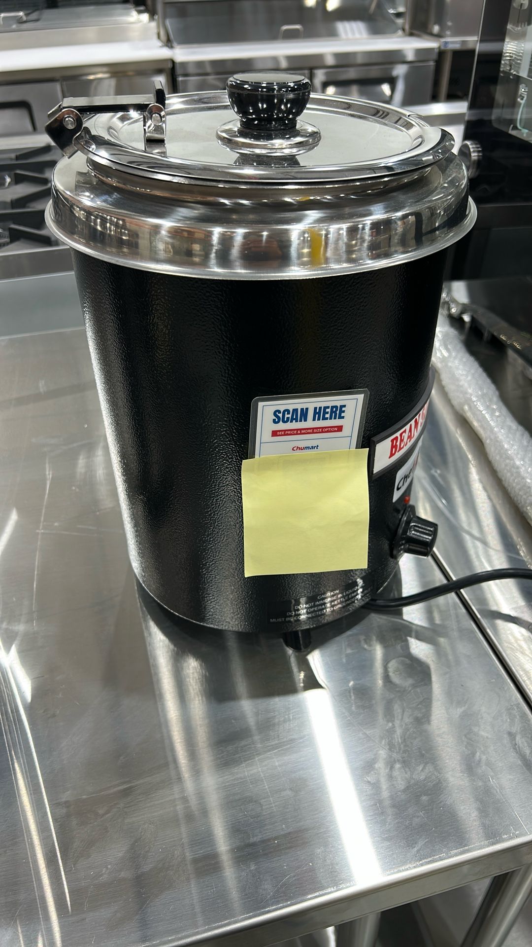 ChefAsst Soup Kettle 6qt (5.7L),300W Black,SB-5700