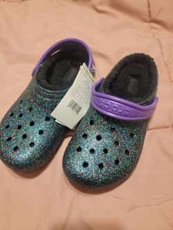Brand New Kids Lined Crocs