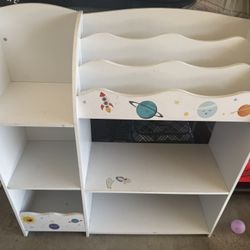 Kids Toys And Book Shelf