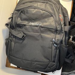 Lapsouno Large Travel Backpack, 17" Laptop Backpack, Carry on Backpack, Durable