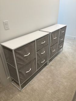 Canvas dresser drawers