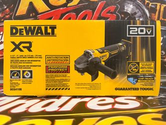 DEWALT XR 20V MAX 4-1/2" - 5" Brushless Cordless Angle Grinder DCG410B