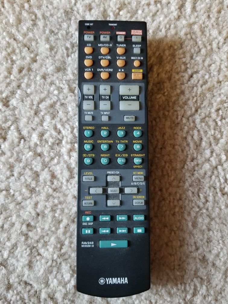 Yamaha HTR5760 7.1Channel Digital Home Theater Receiver for Sale in