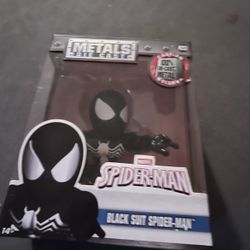 Black Suit Spider-Man Metal Diecast Figure