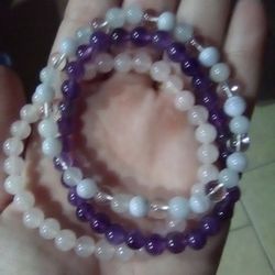 Natural Gemstone Beads Bracelets