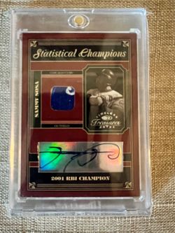 Sammy Sosa Patch Auto Chicago Cubs