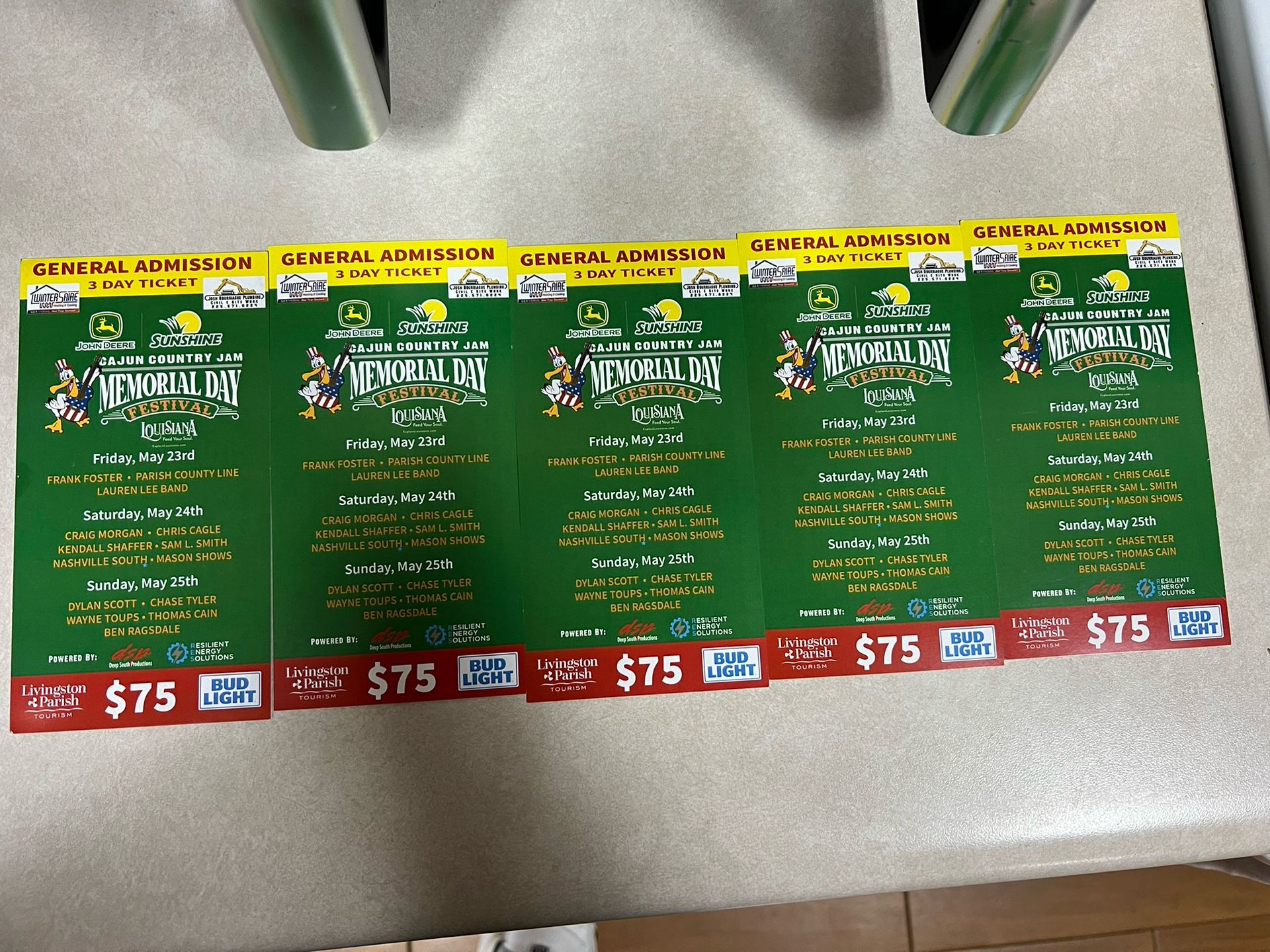 Tickets For Cajun Country Fest
