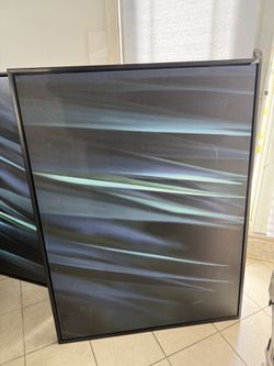Very Large Blue Black Portrait