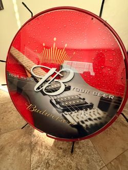 Budweiser Guitar Neon sign