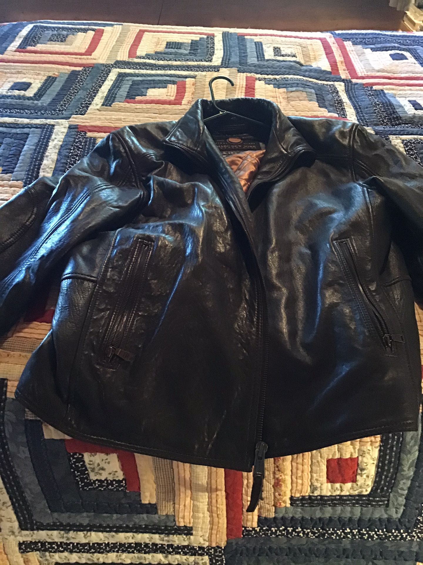 Marc New York genuine leather jacket