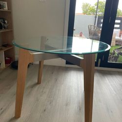 Cb2 Glass Table $200