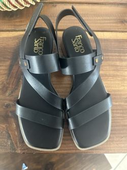 Franco Sarto Leather Sandals 8.5