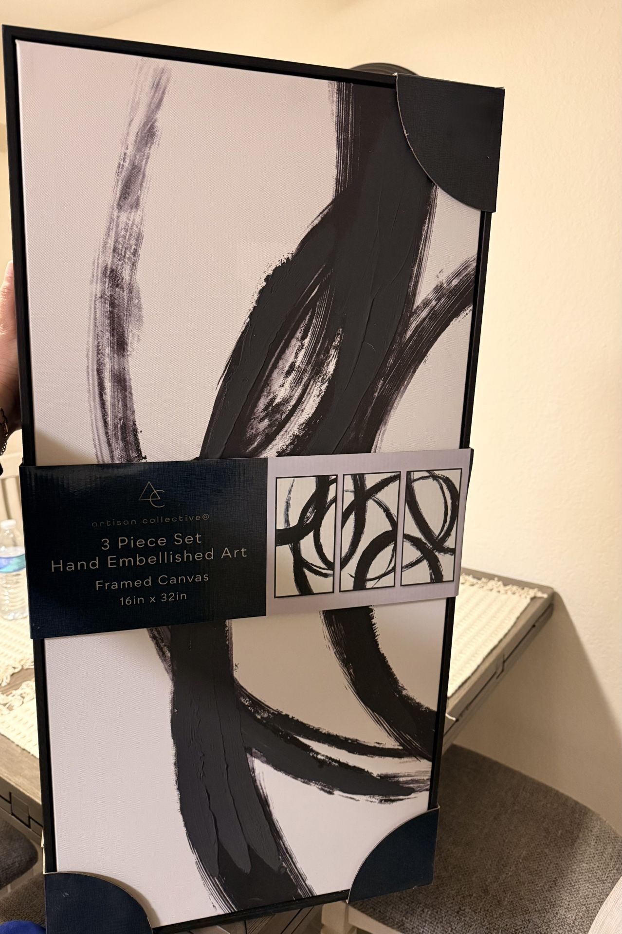 Abstract Black & White Wall Art