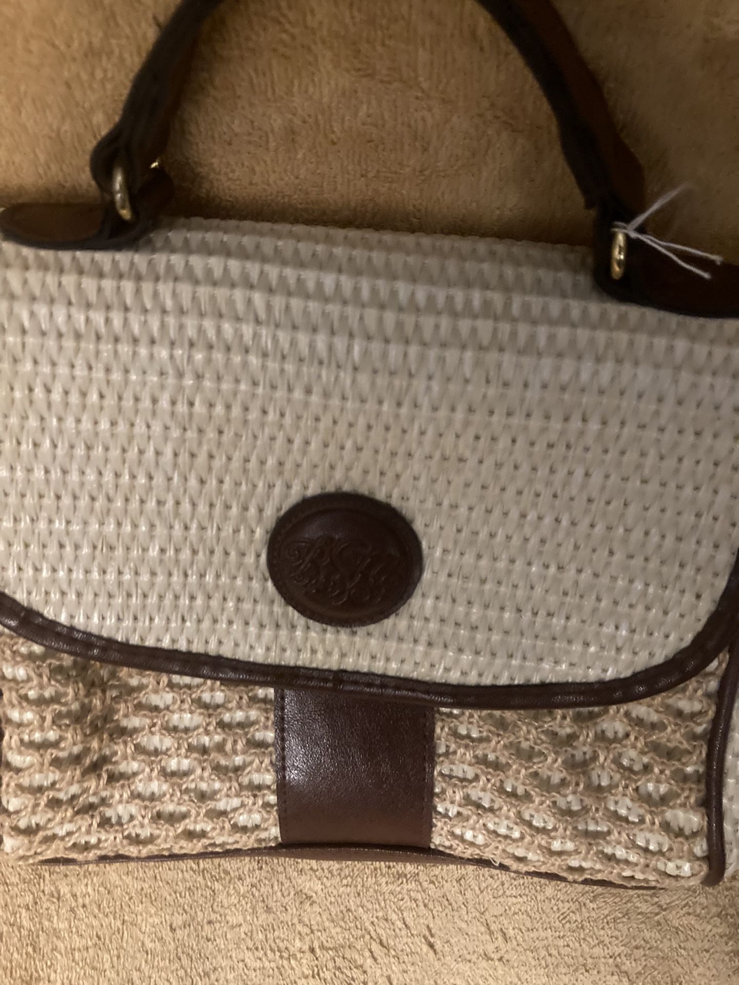 Carlo D’Santi Woven Fabric Purse