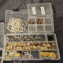 Costume Beads And Findings.