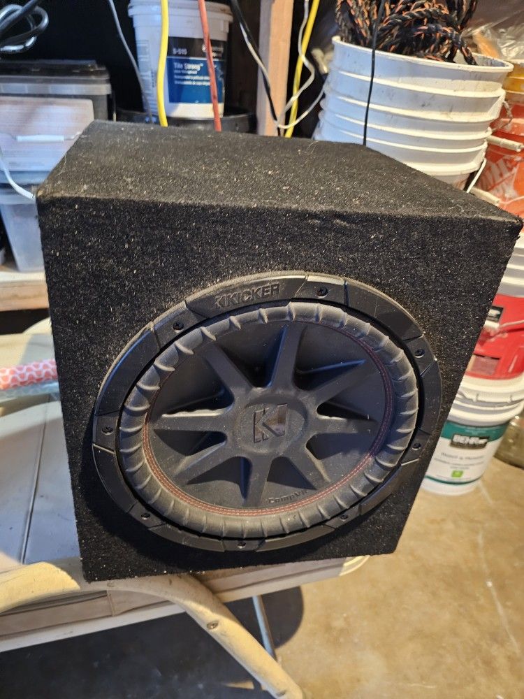 Two 12in Subwoofer Boxes Only